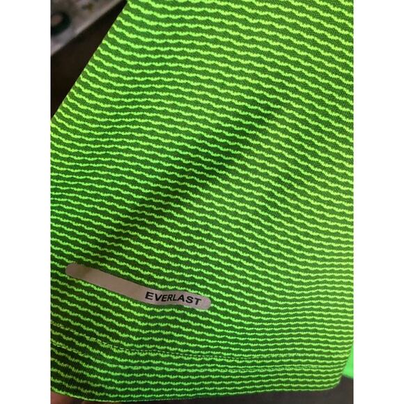 Bright Green Everlast Everdri Shirt sz LG - Picture 6 of 11
